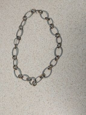 James Avery Retired Chunky Two-Tone Necklace